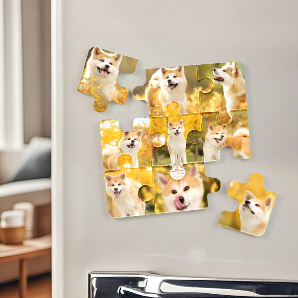 Personalized Photo Fridge Magnet