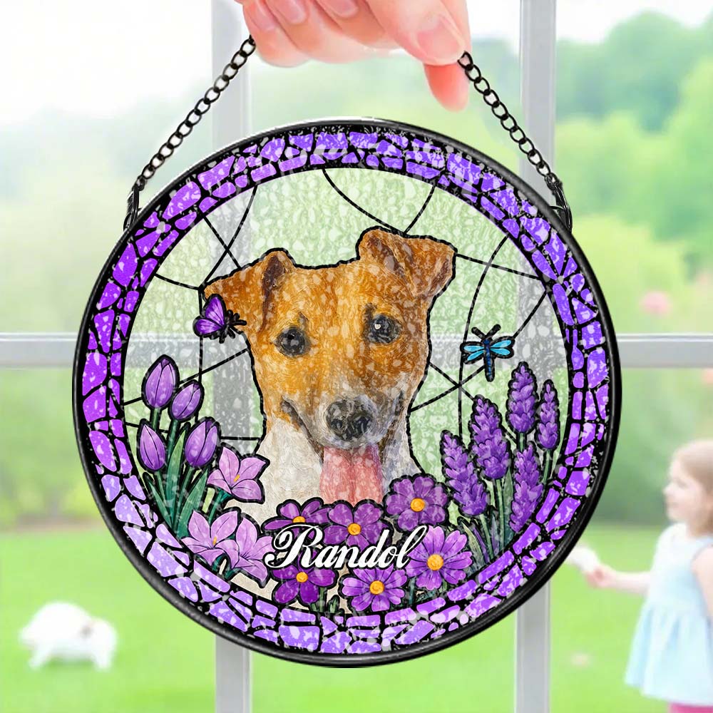Pet Portrait Suncatcher