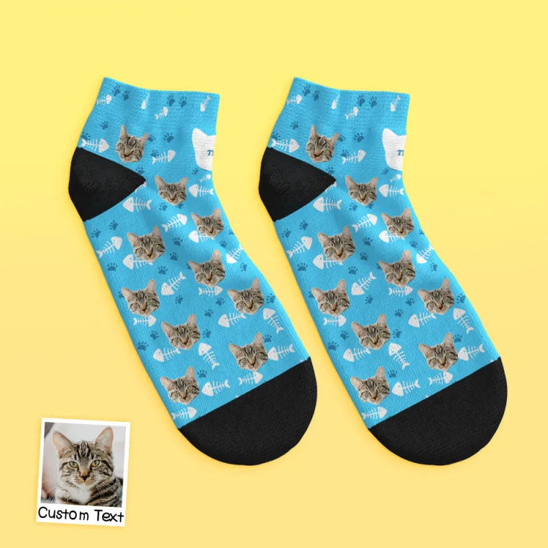Custom Face Ankle Socks