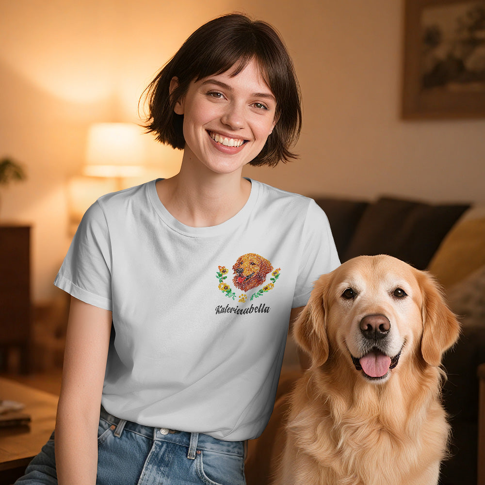 Embroidered Pet T-Shirt