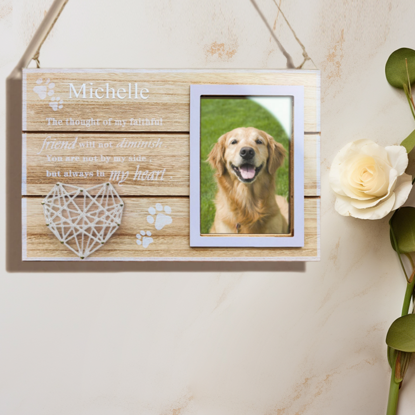 Engraved Wooden Photo Frame