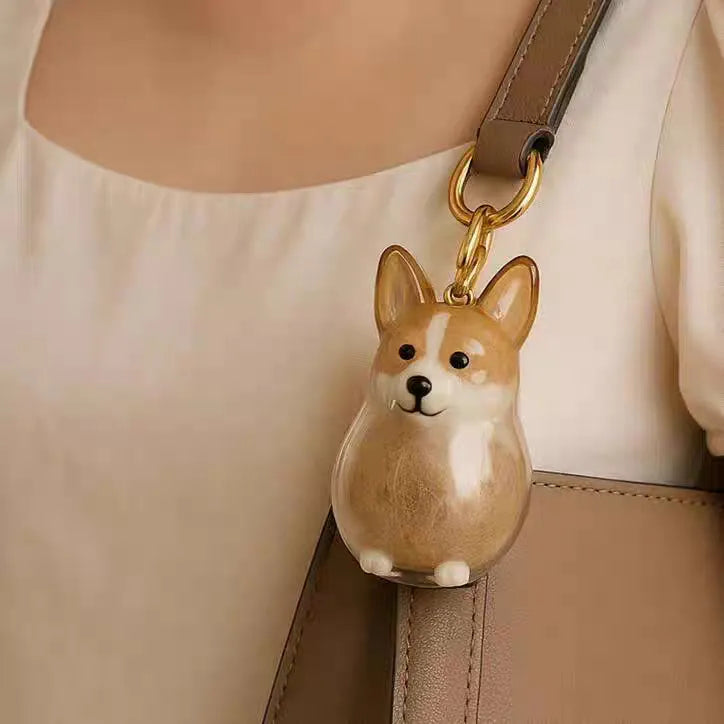 Dog Hair Keepsake Keychain