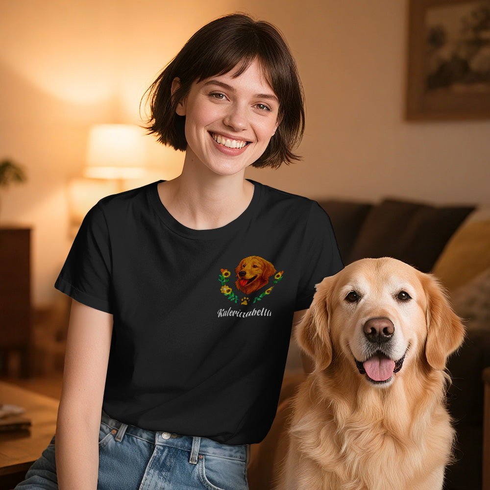 Embroidered Pet T-Shirt