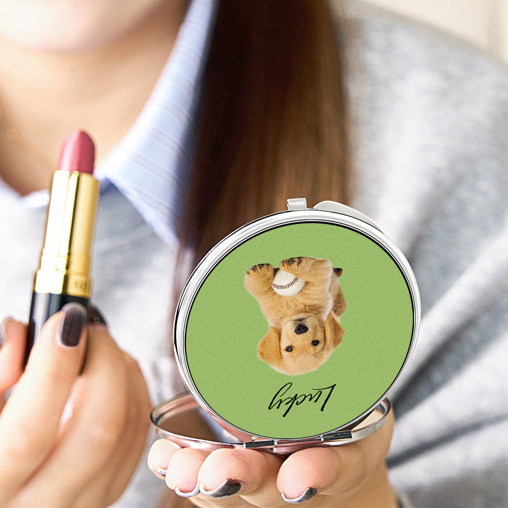 Personalized Pet Compact Mirror