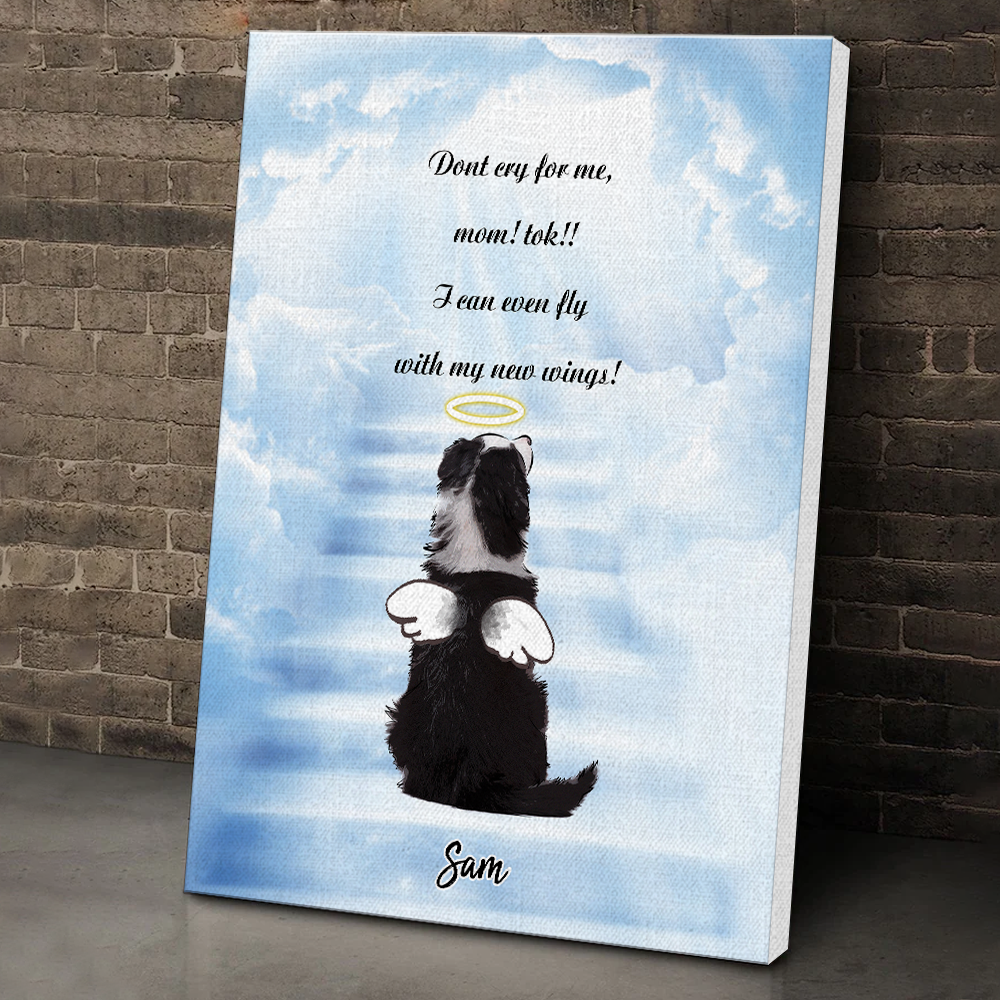 Angel Pet Memorial Canvas