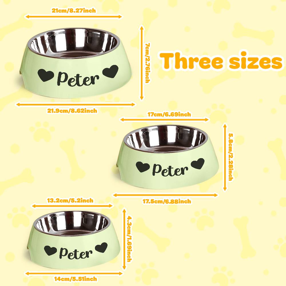 Personalized Pet Water Bowl