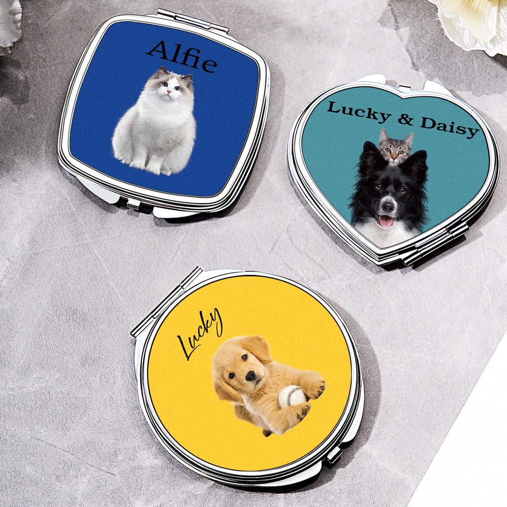 Personalized Pet Compact Mirror