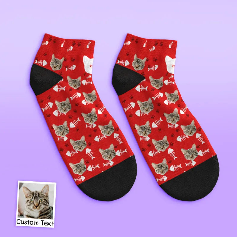 Custom Face Ankle Socks