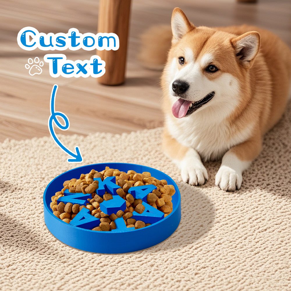 Personalized Slow Feeder Bowl