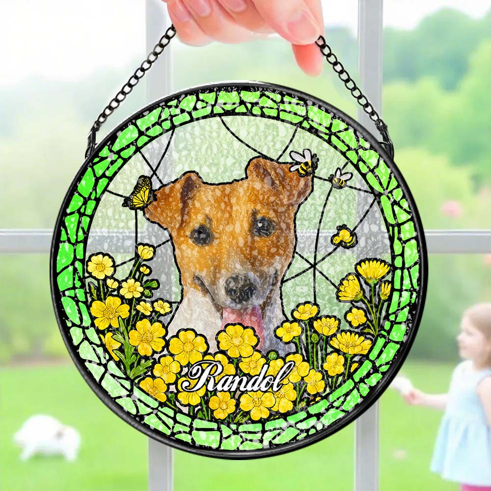 Pet Portrait Suncatcher