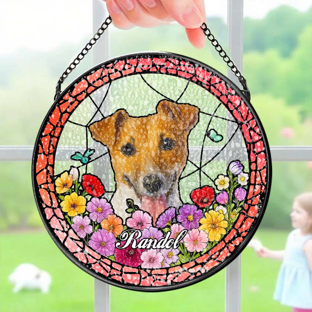 Pet Portrait Suncatcher