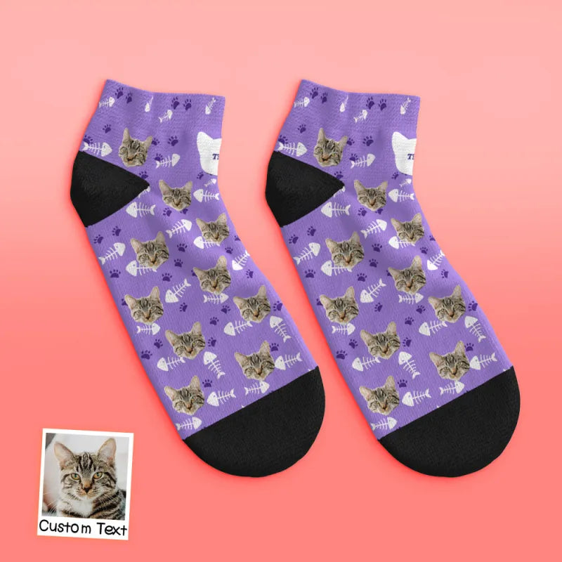 Custom Face Ankle Socks