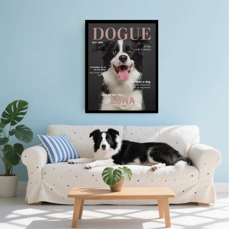 Custom Pet Magazine Poster