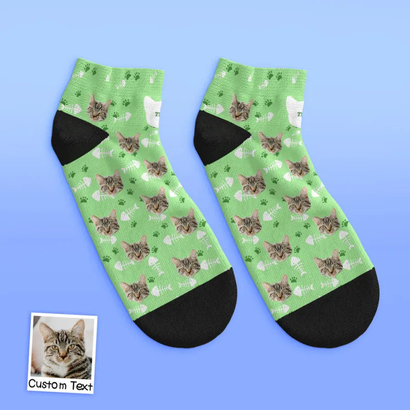 Custom Face Ankle Socks