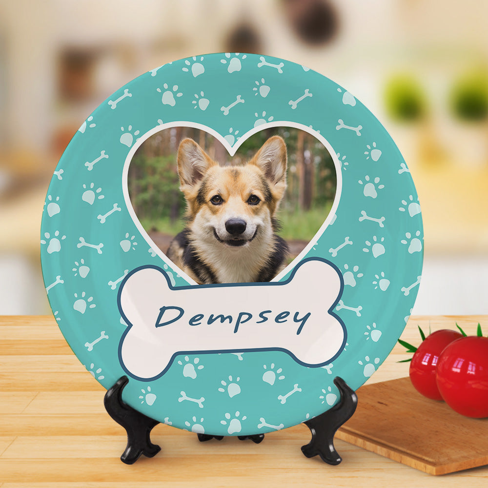 Personalized Pet Dinner Plate