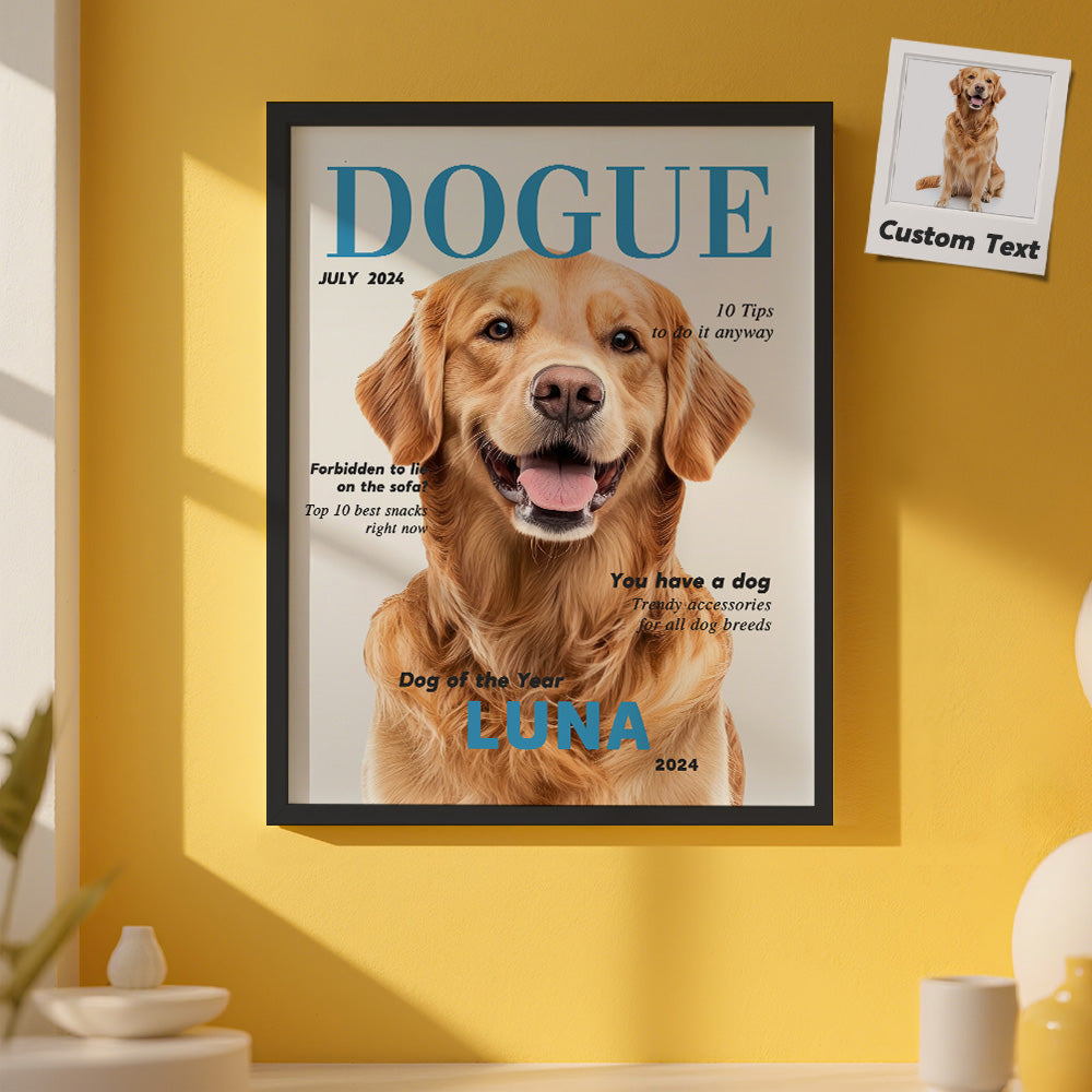 Custom Pet Magazine Poster
