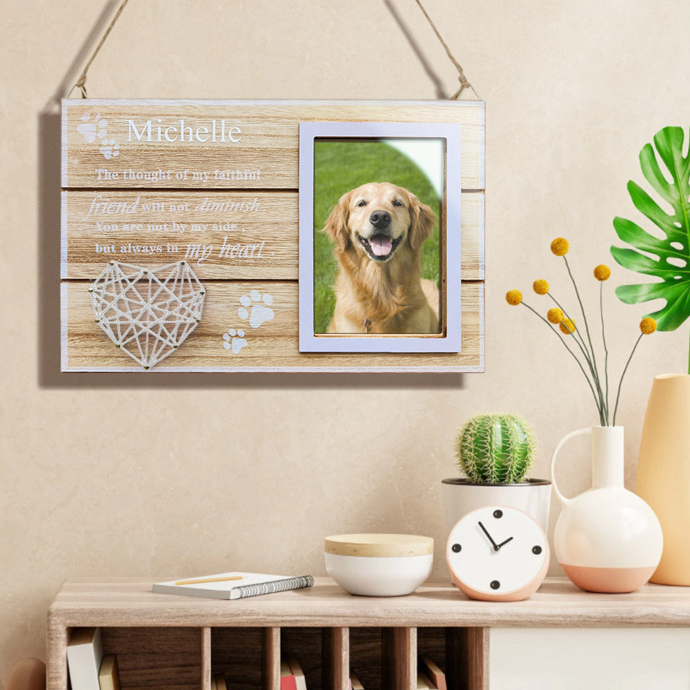 Engraved Wooden Photo Frame