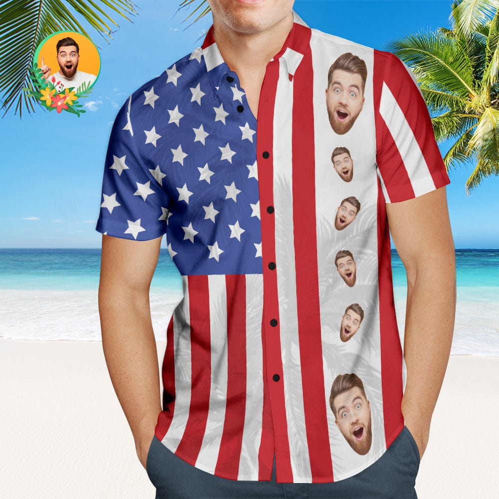 Men’s Pet Face Hawaiian Shirt