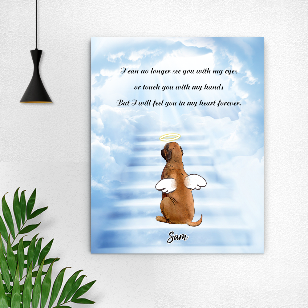 Angel Pet Memorial Canvas