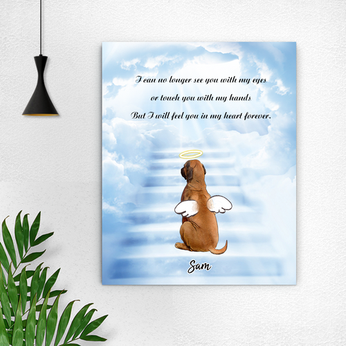Angel Pet Memorial Canvas