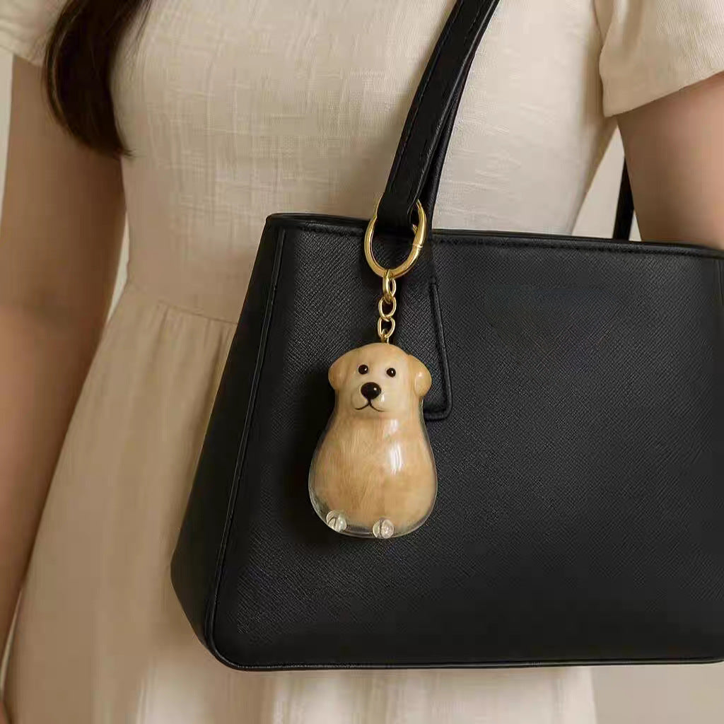 Dog Hair Keepsake Keychain