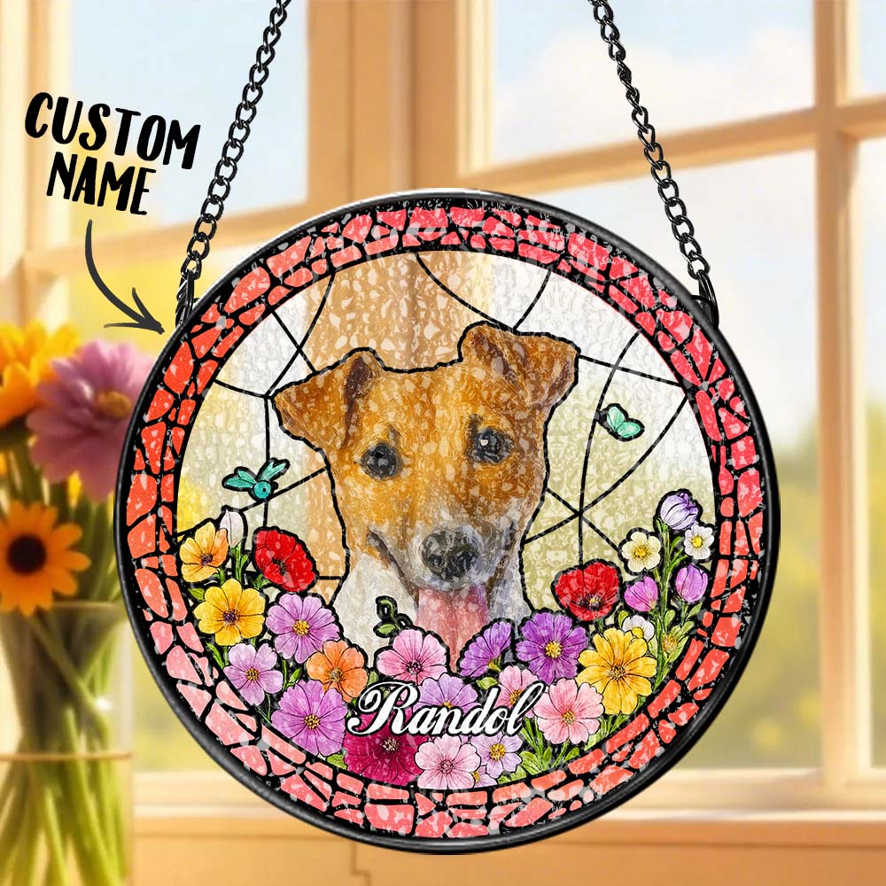 Pet Portrait Suncatcher