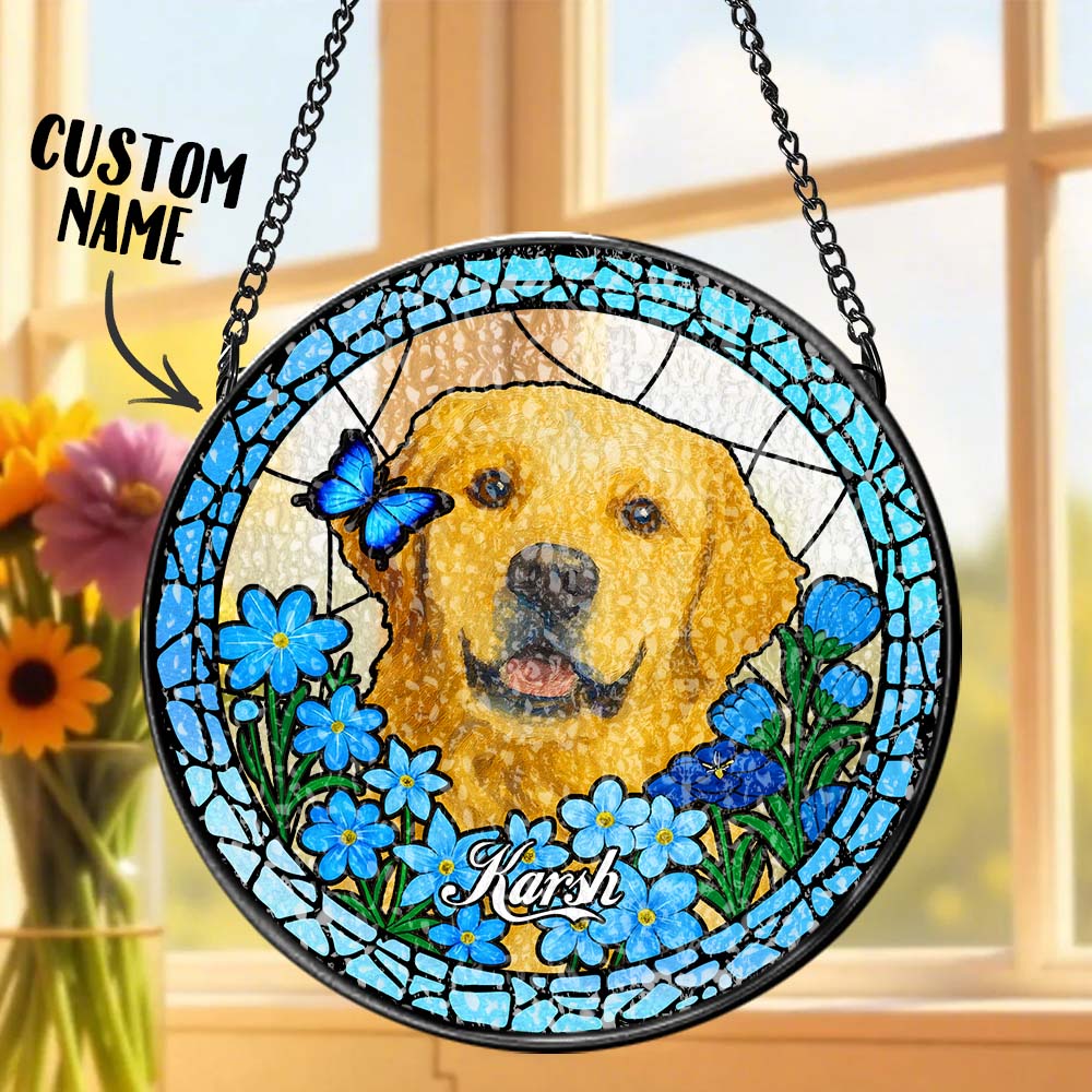 Pet Portrait Suncatcher