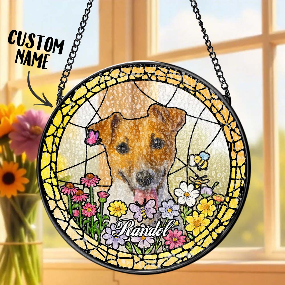 Pet Portrait Suncatcher