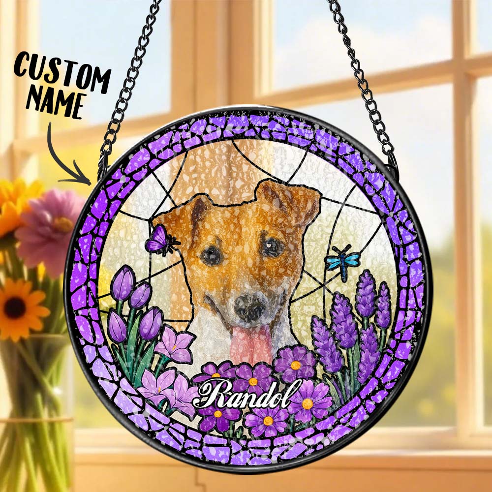 Pet Portrait Suncatcher