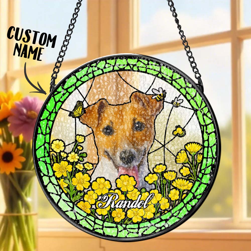 Pet Portrait Suncatcher