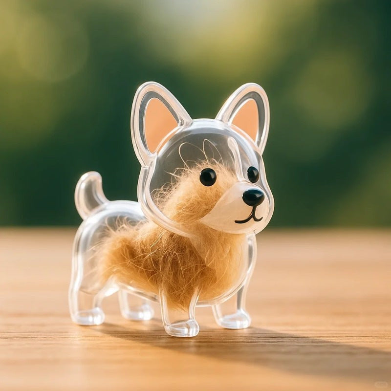 Dog Hair Keepsake Keychain