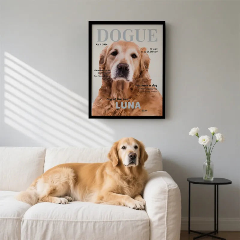 Custom Pet Magazine Poster