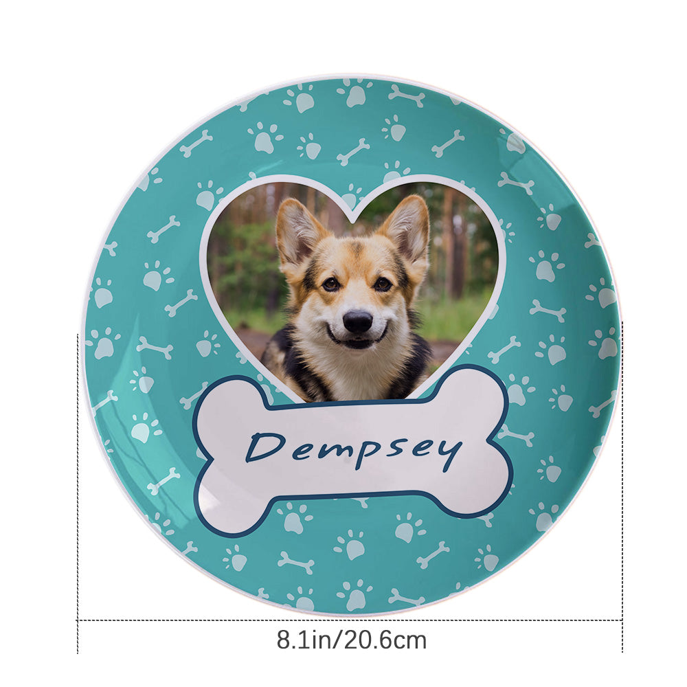 Personalized Pet Dinner Plate