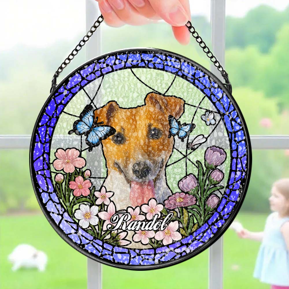 Pet Portrait Suncatcher