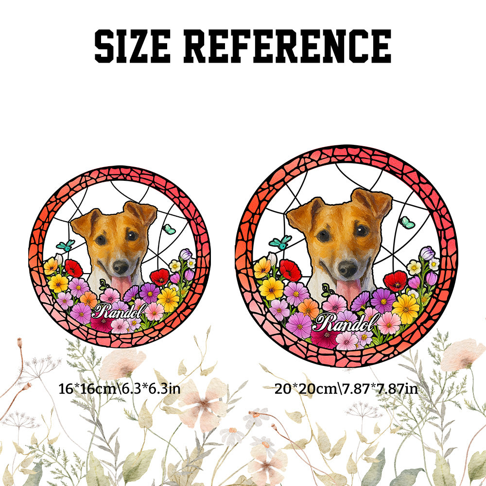 Pet Portrait Suncatcher