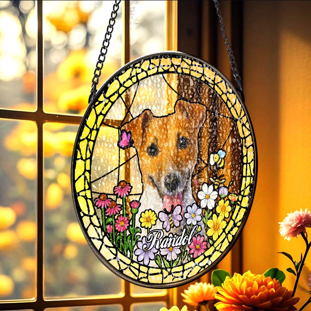 Pet Portrait Suncatcher
