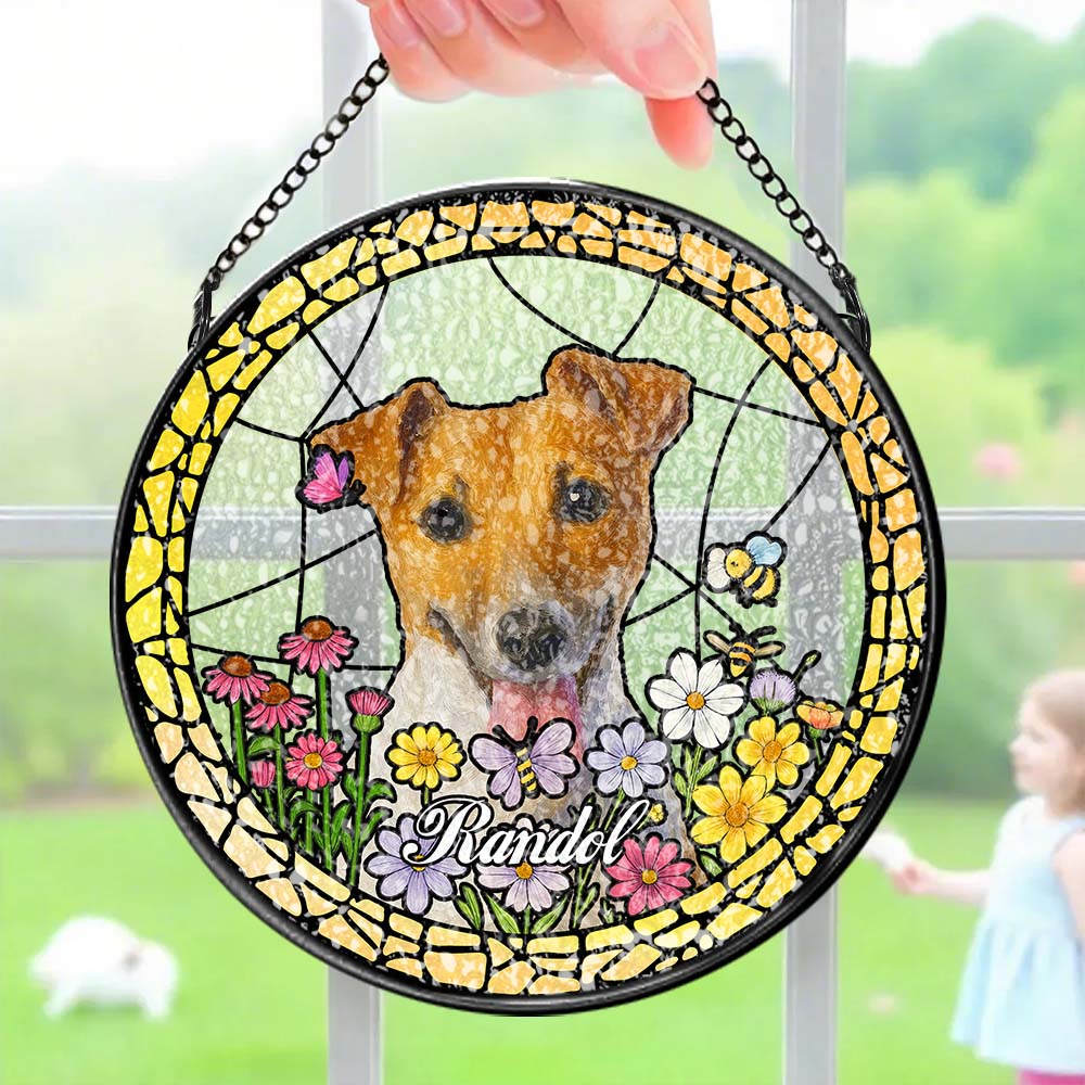 Pet Portrait Suncatcher