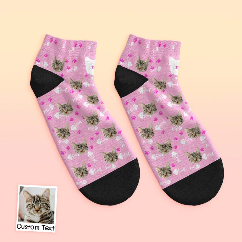 Custom Face Ankle Socks