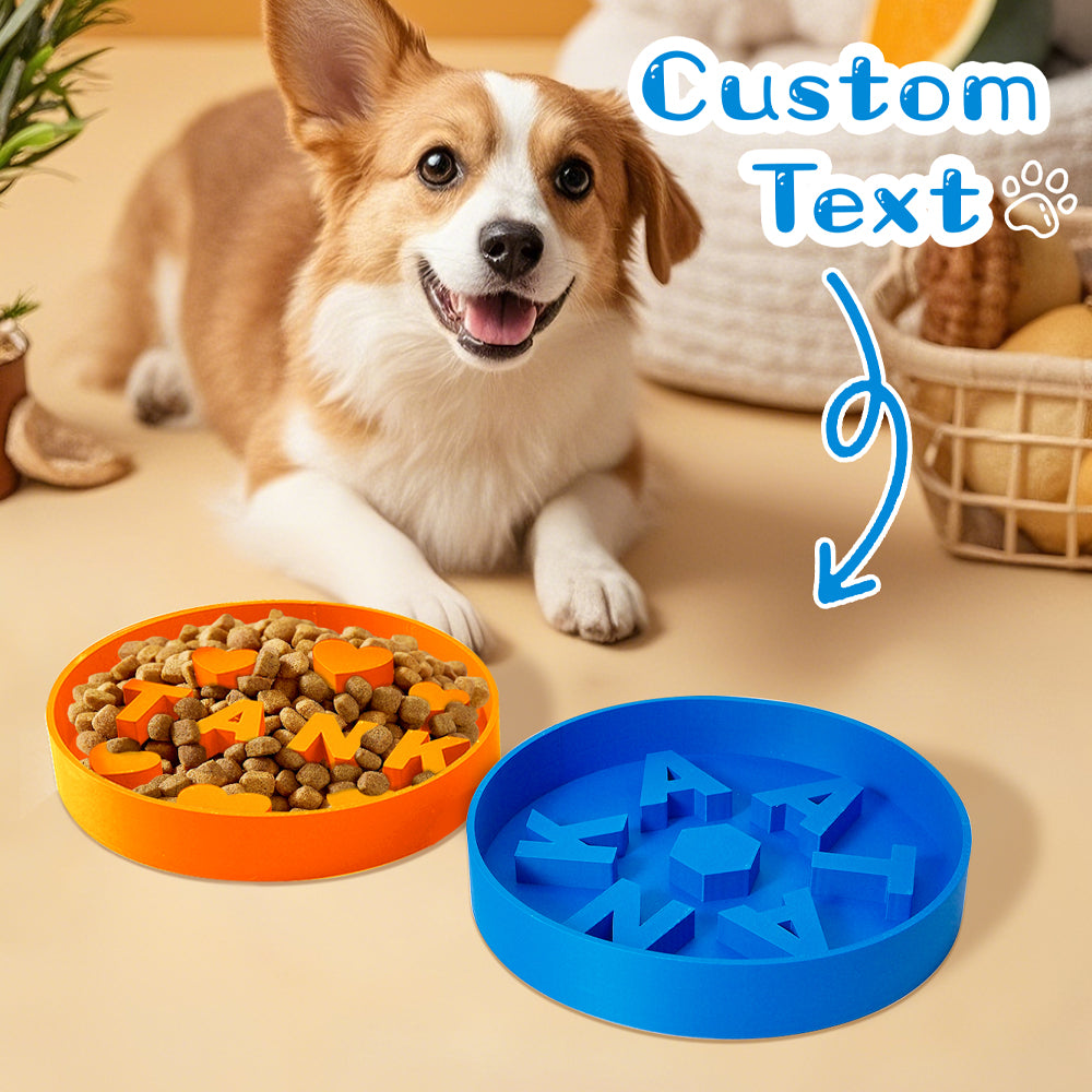Personalized Slow Feeder Bowl