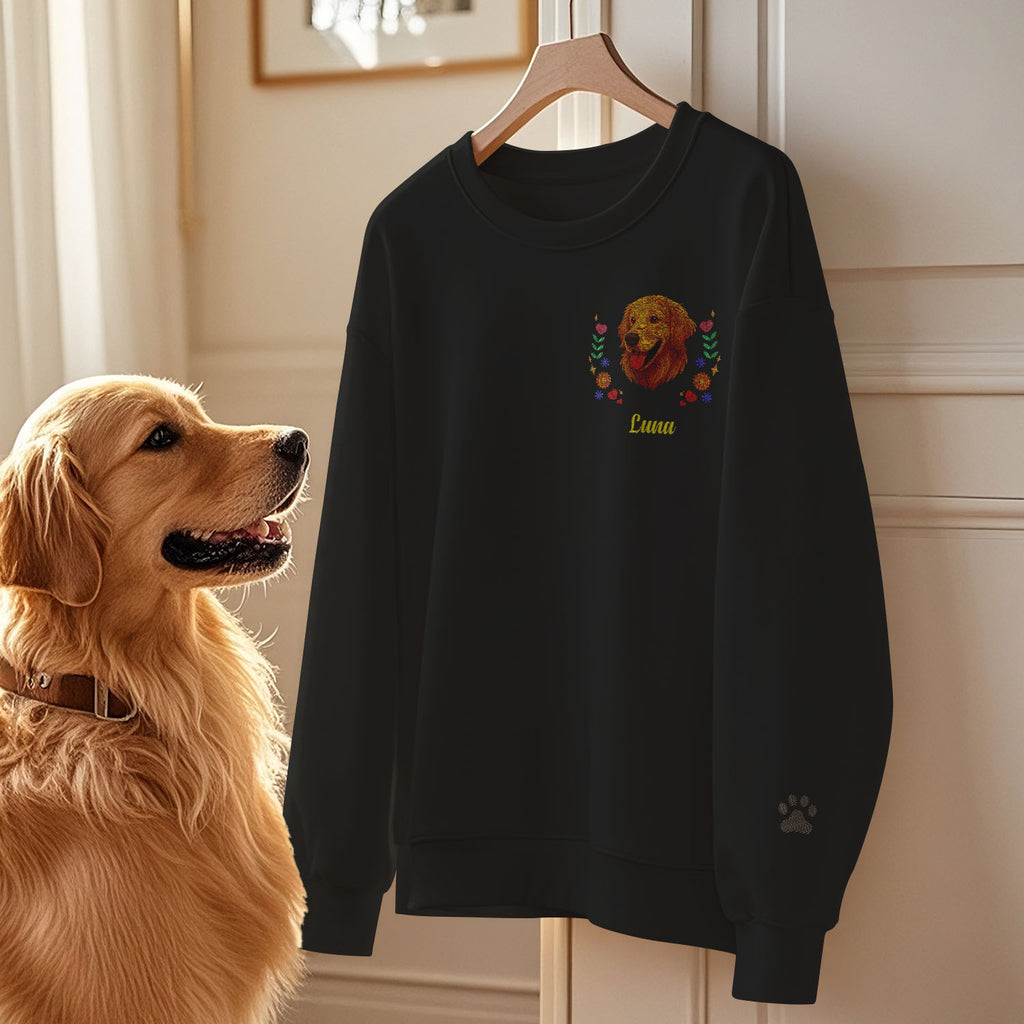 Embroidered Pet Sweatshirt