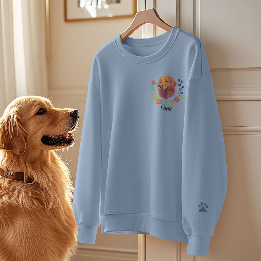 Embroidered Pet Sweatshirt