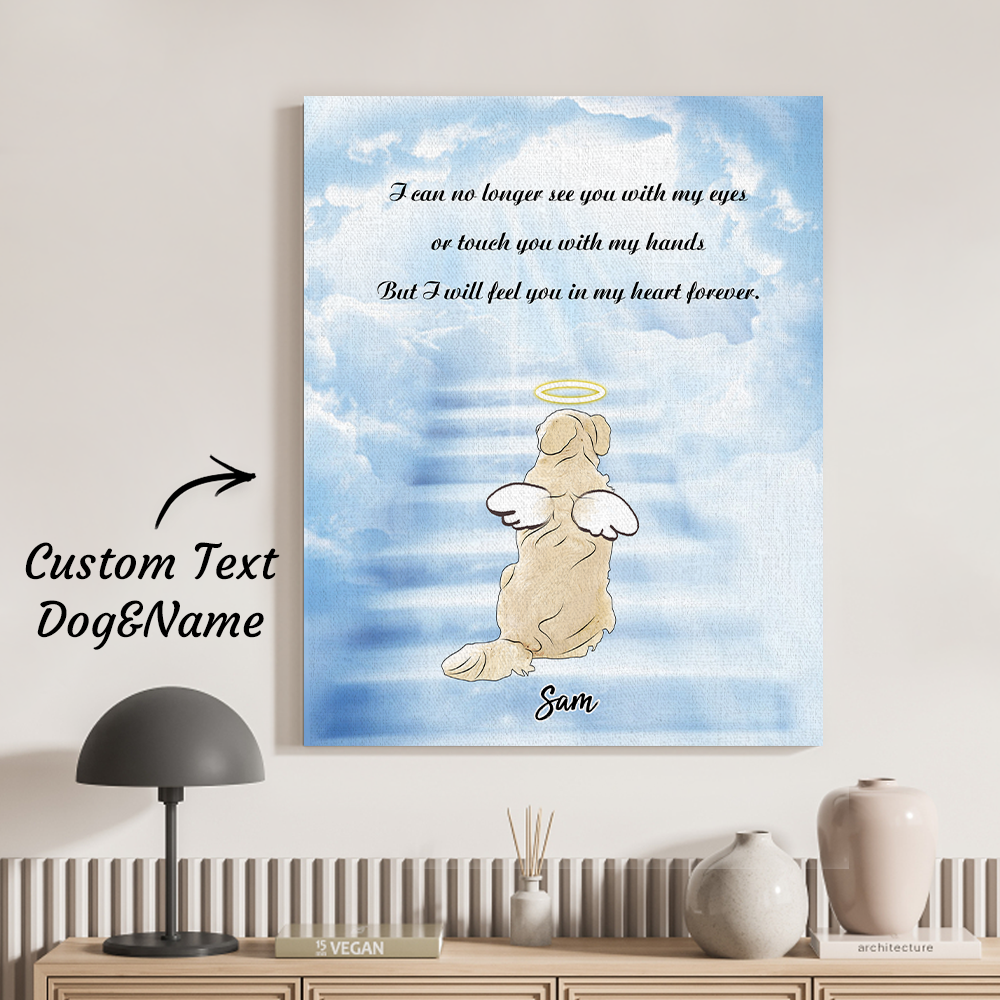 Angel Pet Memorial Canvas