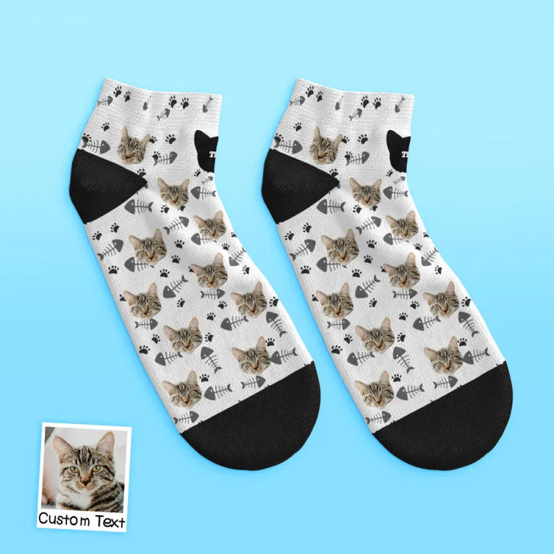 Custom Face Ankle Socks