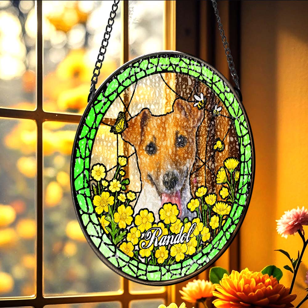 Pet Portrait Suncatcher