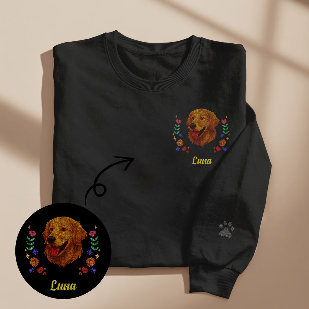 Embroidered Pet Sweatshirt